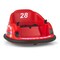 Red Plastic 12V 360° Kids Ride-On Bumper Car with Remote Control